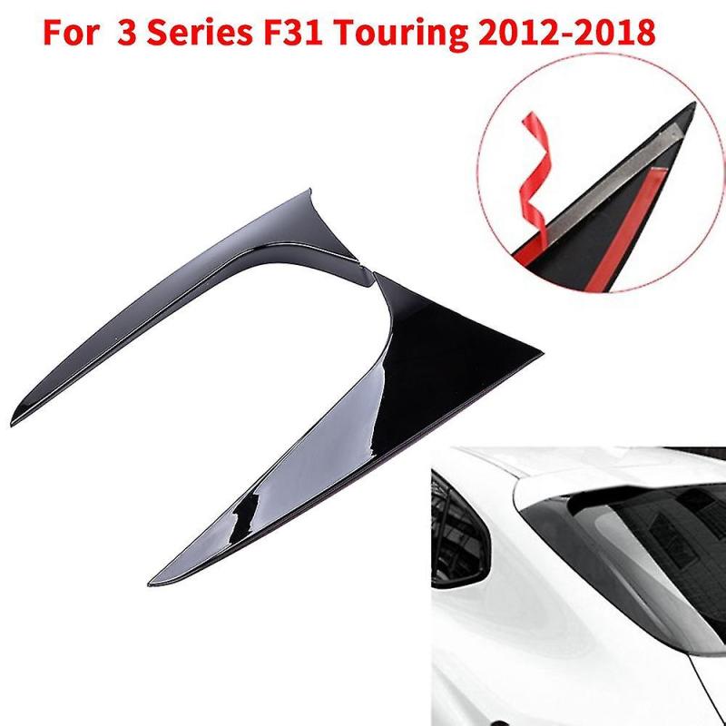 Rear Spoiler: Bright Black Finish Lightweight Plastic - Quick Easy Installation Stylish Design for BMW 3 Series F31 Touring Wagon 2012-2018 Vehicle Upgrade - Image 4