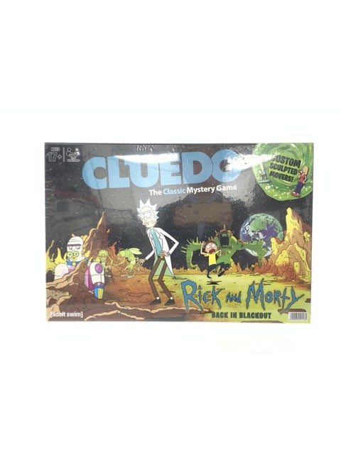 Board Game CLUEDO GAME Detective Game Cracking Cards Poker Reasoning Multiplayer Interactive Game-Color:CLUEDO RICK AND MORTY