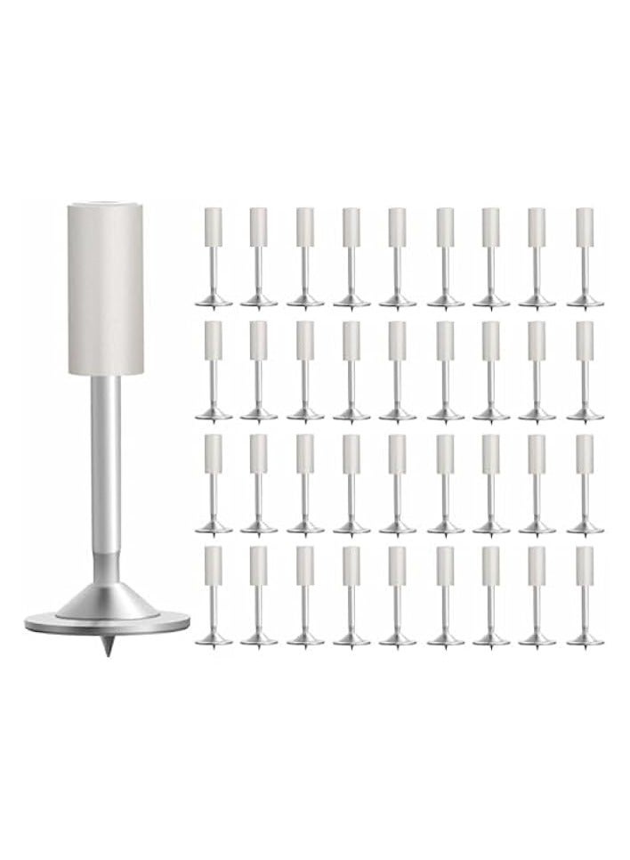 PROMASS Manual Steel Nails Gun Rivet Tool Round Nails, Portable Nail Shooting Machine Nail Wall Fastening Tool, for Mini Steel Nail Gun Manual Rivet Gun Diameter 7.3mm Wall Fastener Fire Nails (100Pcs)  - Image 1