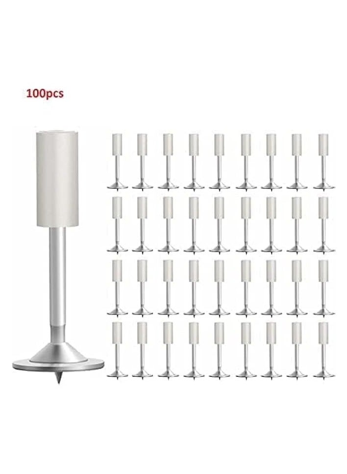 PROMASS Manual Steel Nails Gun Rivet Tool Round Nails, Portable Nail Shooting Machine Nail Wall Fastening Tool, for Mini Steel Nail Gun Manual Rivet Gun Diameter 7.3mm Wall Fastener Fire Nails (100Pcs)  - Image 4