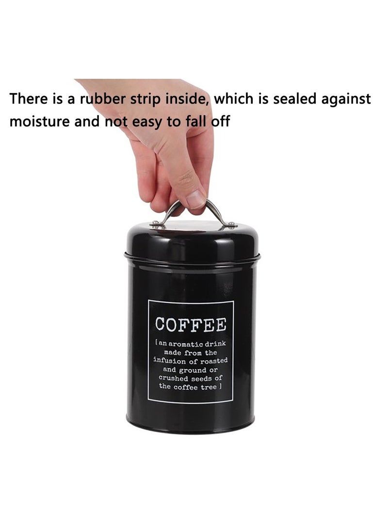 AL RAID Coffee Can Sealed Container, Kitchen Jar Set with Lid, Metal Coffee Canisters for Tea Coffee and Sugar Storage - Image 3