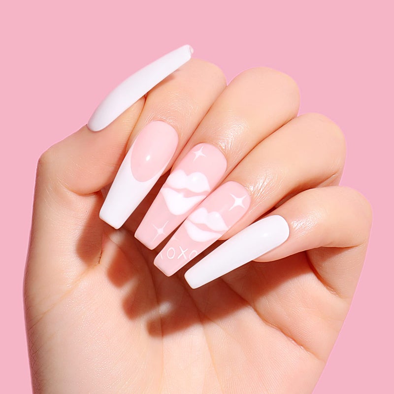 AIMEILI Valentine's Day Gel Nail Polish Set, Soak Off Nude Pink Gel Nail Polish Color Set Of 6pcs X 10ml - Kit Set 31 - Image 2
