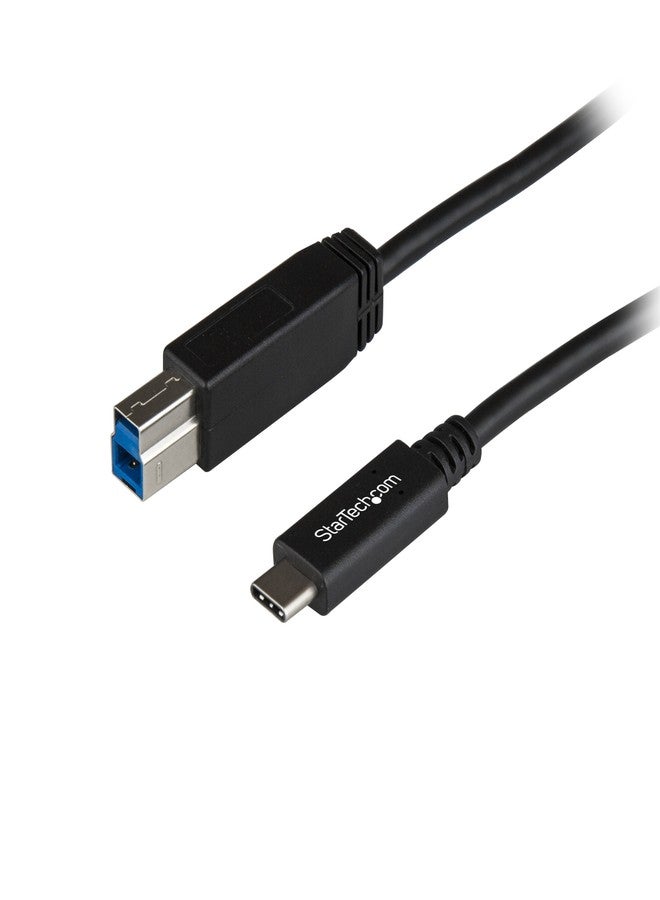 StarTech.com 3.3ft (1m) USB-B to USB-C Cable, USB 10Gbps, Data Cord, USB 3.2 Gen 2, USB-C Data Transfer Cable - Image 1