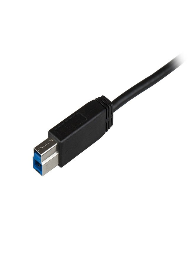 StarTech.com 3.3ft (1m) USB-B to USB-C Cable, USB 10Gbps, Data Cord, USB 3.2 Gen 2, USB-C Data Transfer Cable - Image 2