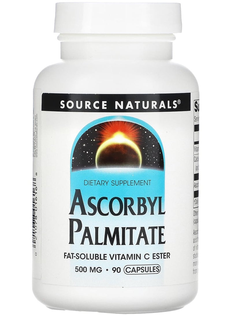 Ascorbyl Palmitate, 500 mg, 90 Capsules