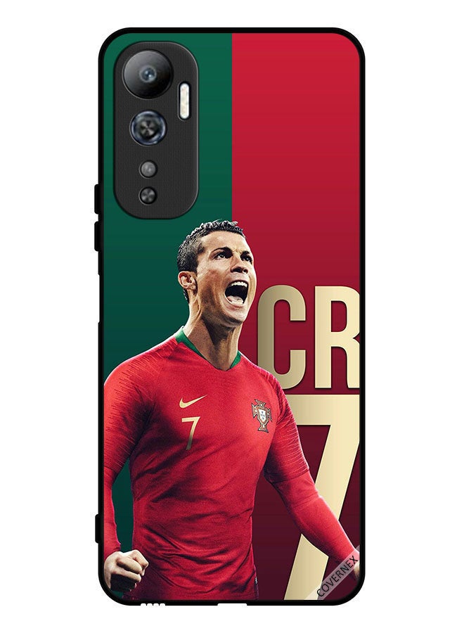 Covernex Protective Case Cover For Infinix Hot 20 4G Cristiano Ronaldo Portugal Team Collection - Image 1