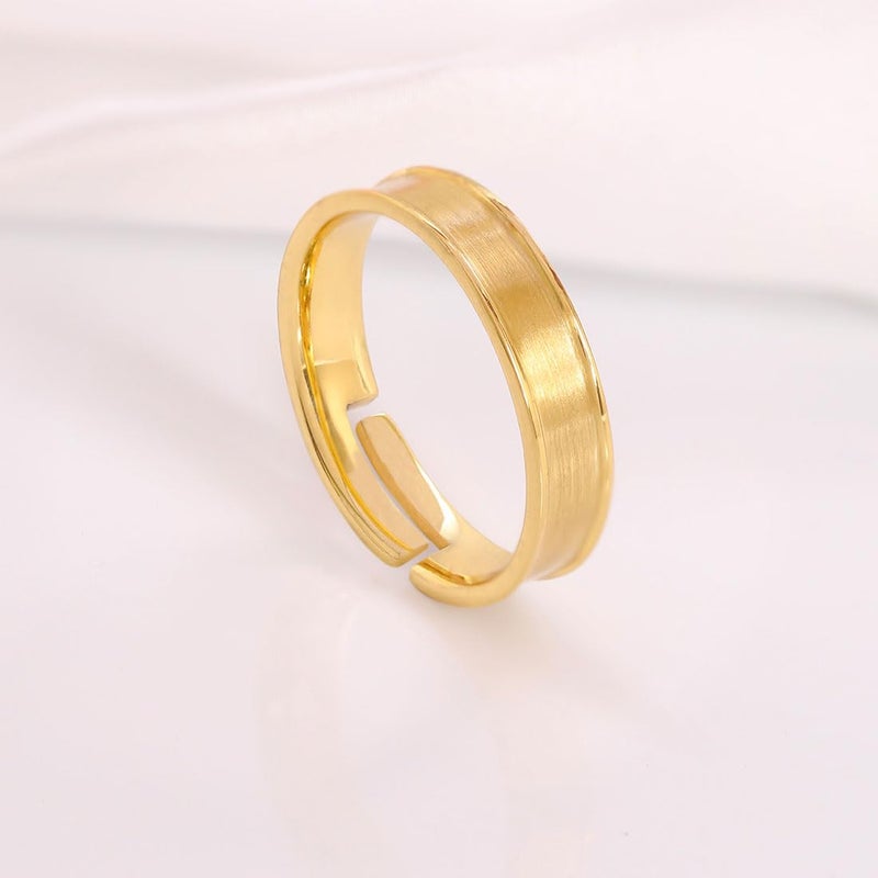 Zavya 925 Sterling Silver Gold Plated CZ Men's Ring | Gift for Men & Boys | With Certificate of Authenticity and 925 Hallmark - Image 2