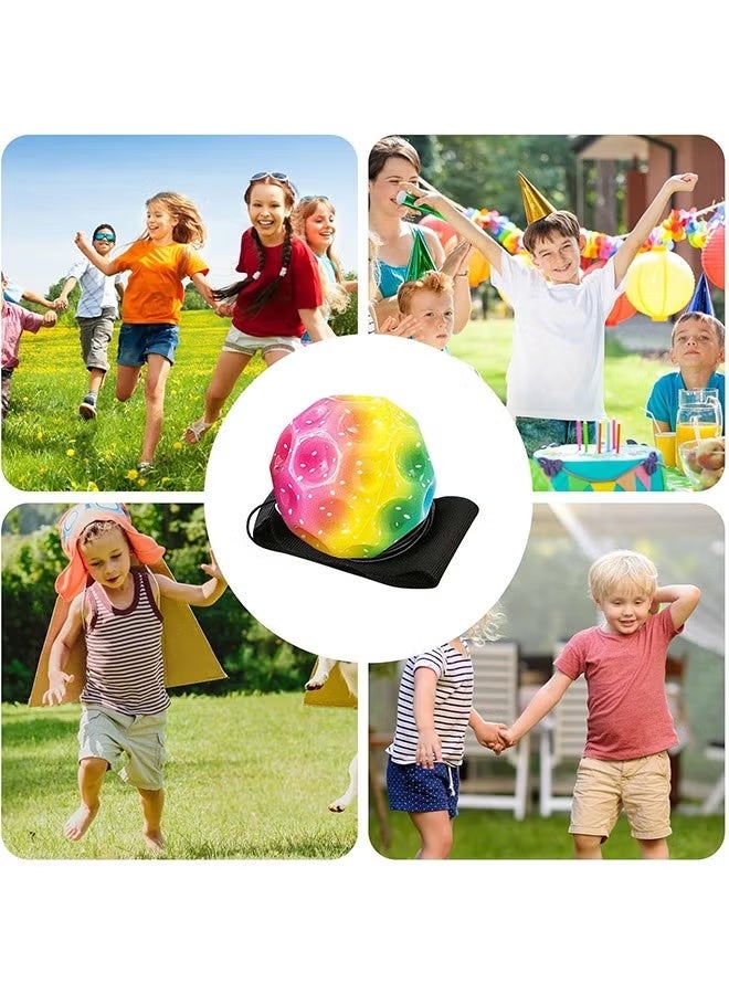 HAOHAN 3 Pcs Super High Bouncing Space Ball, Wrist Return Ball, with Wrist Strap, Sports Wrist Balls, Rebound Sports Wrist Exercise Balls, Fun Single Player Toy, Exercise Toy for Indoor or Outdoor - Image 3