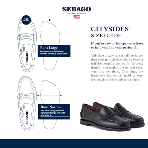 Sebago Men's Classic Dan Loafer Shoes, Black - 9.5 Regular - Image 3