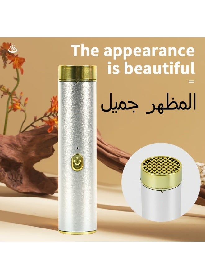 حامل بخور صغير محمول يعمل بمنفذ USB، مبخرة عود عربي - Image 1