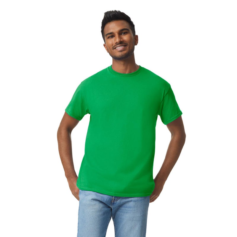 Gildan mens Heavy Cotton T-shirt, Style G5000, Multipack T Shirt, Irish Green (3-pack), Large US - Image 2
