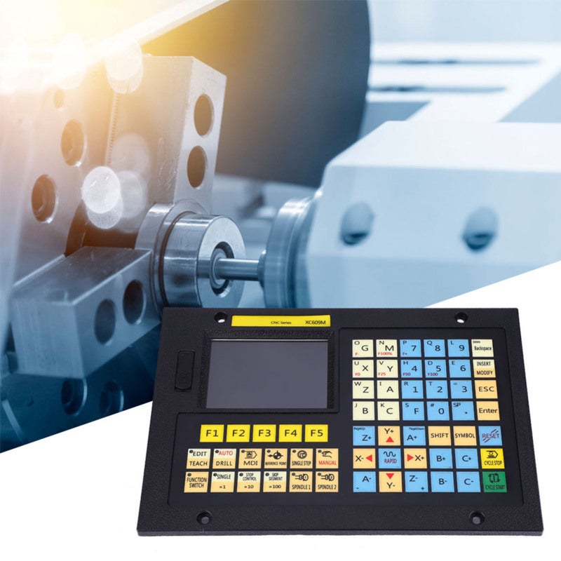 لوحة تحكم CNC: معالج مايكروبيت 32 بت، دقة استيفاء 0.001 مم - شاشة LCD ملونة مقاس 3.5 بوصة، نظام متعدد المحاور متوافق مع رمز G لتطوير الصناعة، وآلات الطحن والتحنيط بالتحكم الرقمي (CNC) - Image 5