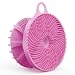 BEAUTAIL 2 in 1 Silicone Brush BEAUTAIL Body Shower Scrubber and Scalp Hair Massager Shampoo Brush Deeply Cleanse Skin Dandruff Removal and Hair Growth Gentle for Women Men Sensitive Skin 1 Pack Lilac - Image 2