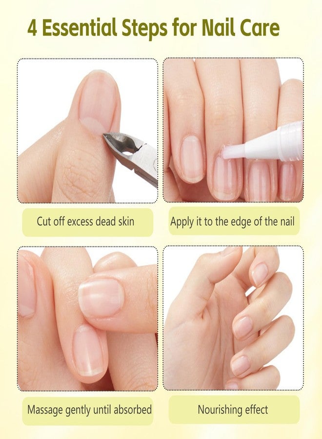 Grenben Nailz Nail 𝐆𝐫𝐨𝐰𝐭𝐡 Pen,Radiant Nail Growth GIL,Radiant Nail Growth Oil Pen,Cuticle Oil for Nails,Nail Strengthener, for Moisturize Strengthen Nail Care,Finger Edge Manicure Nourishing Pen(4PCS) - Image 4