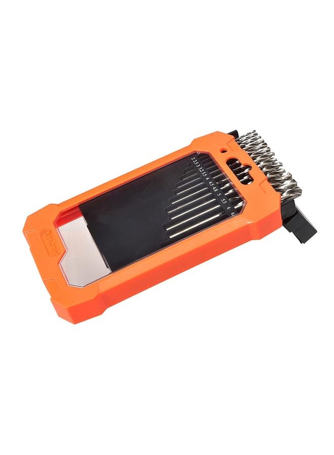 Tactix 13-Piece Break-Resistant HSS Twist Drill Bit with Plastic Storage Case Chrome  - Image 3