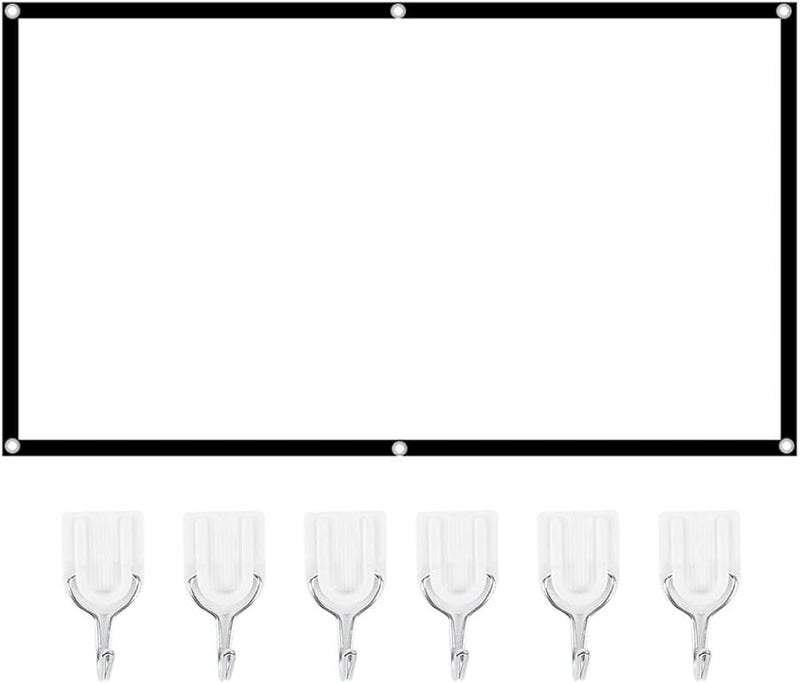 84 بوصة شاشة عرض محمولة قابلة للطي عالية الدقة من البوليستر للمكتب المنزلي - Image 2