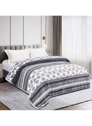 Throw Blanket Floral Printed 1.5kg Super Soft Flannel Weighted Bed Blanket for Bedding Sofa and Travel King Size 220X240cm Multi color - pzsku/Z339CB0BEFEA2966D414CZ/45/_/1688299777/64d9a057-3885-4a30-86c3-c188a1c82fd1
