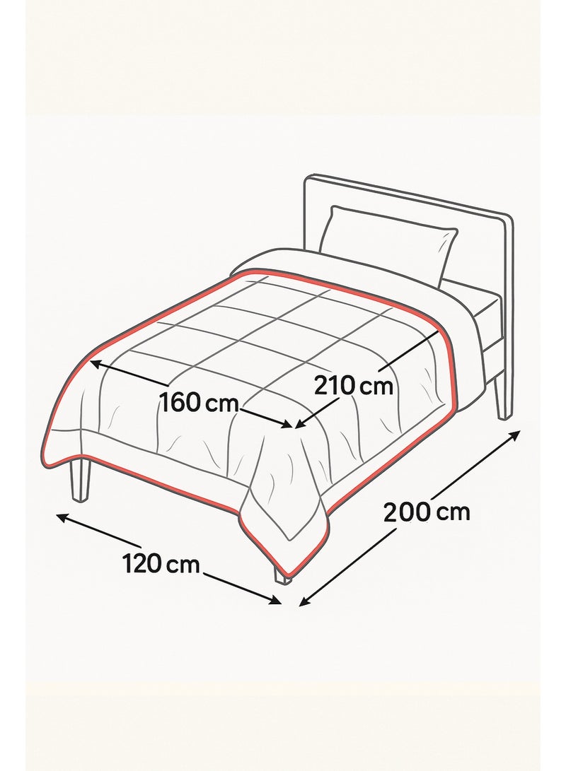 ميرال مفرش شتوي سرير نفر ونص – مخمل مشجر مضغوط | طقم فاخر 4 قطع (لحاف 160×210 سم + شرشف مغاط دائري 120×200+25 سم + تلبيسة مخدة + تلبيسة خدادية) - Image 4