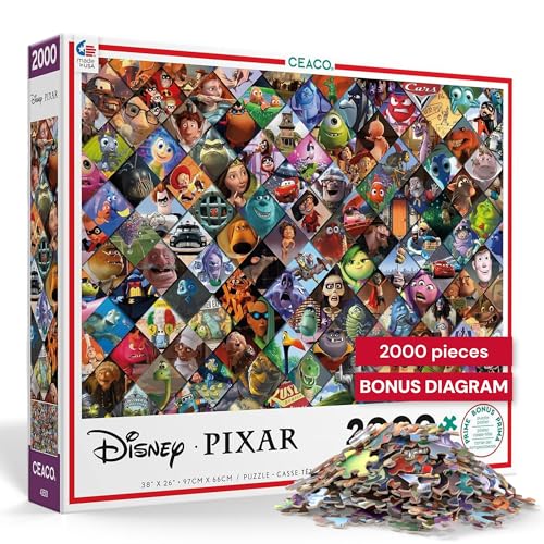 Ceaco DisneyPixar Clips 2000 Piece Jigsaw Puzzle 5 - Image 1