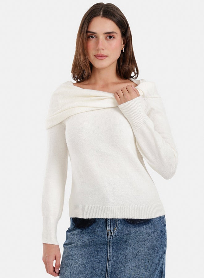 Carina Classic Cowl Neck Pullover - Image 1