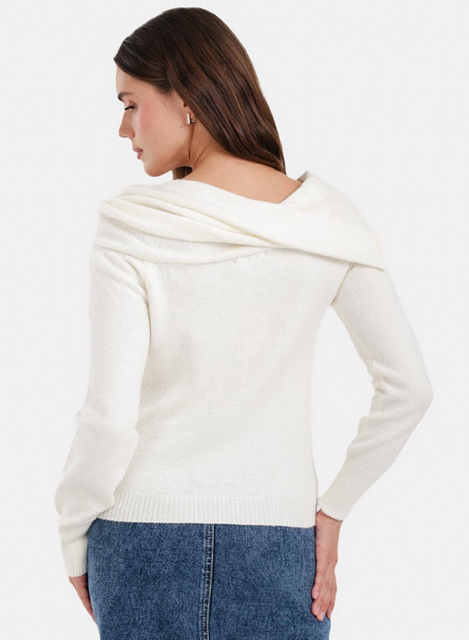 Carina Classic Cowl Neck Pullover - Image 4