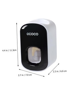 ecoco Toothpaste Dispenser Toothpaste Holder Automatic Toothpaste Holder Wall Mount  - Image 3