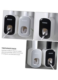 ecoco Toothpaste Dispenser Toothpaste Holder Automatic Toothpaste Holder Wall Mount  - Image 4