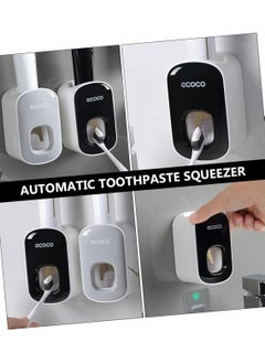 ecoco Toothpaste Dispenser Toothpaste Holder Automatic Toothpaste Holder Wall Mount  - Image 5