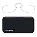 ThinOptics unisexadult Reading Glasses Black Universal Pod Case Clear Frames 100 Strength Readers Clear Frames Black Case 44 mm - Image 1