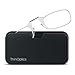 ThinOptics unisexadult Reading Glasses Black Universal Pod Case Clear Frames 100 Strength Readers Clear Frames Black Case 44 mm - Image 4