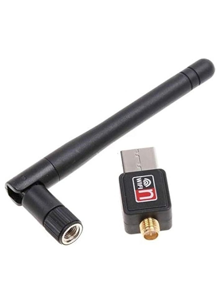 2.4GHz Wireless WiFi Network Adapter with LAN Card and Antenna – 150 Meter Range 