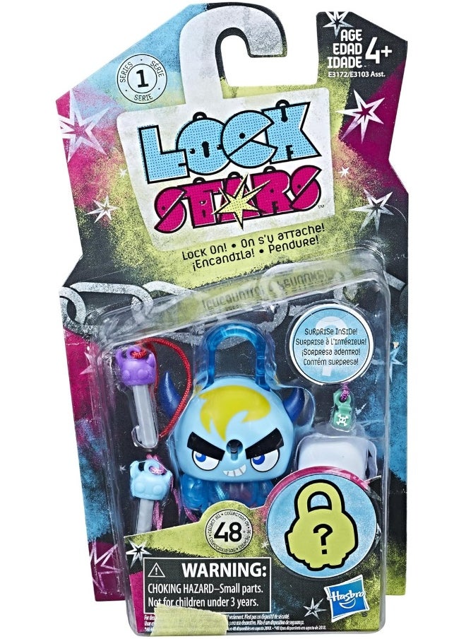 HASBRO - GAMING - OTR Lock Stars Blue Horned Monster - Image 1