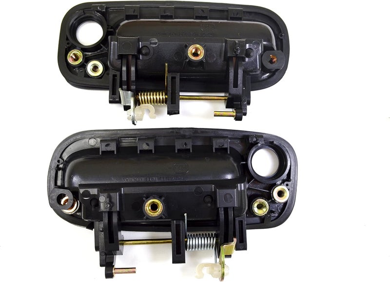 PT Auto Warehouse TO-3176S-QP - Smooth Black Exterior Door Handle Set for Front and Rear - Image 2