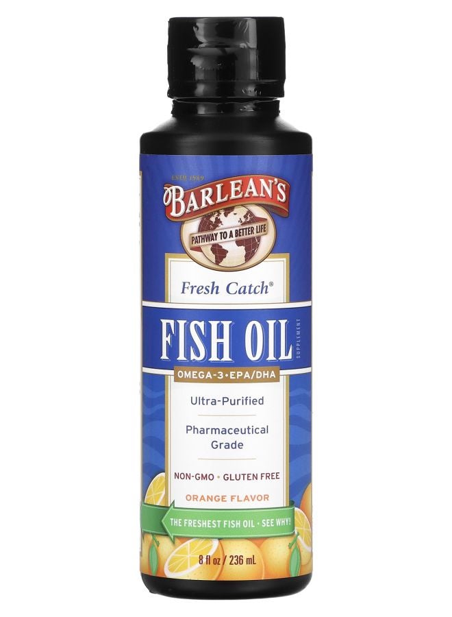 Fresh Catch Fish Oil Omega-3 EPA/DHA Orange  8 fl oz (236 ml)