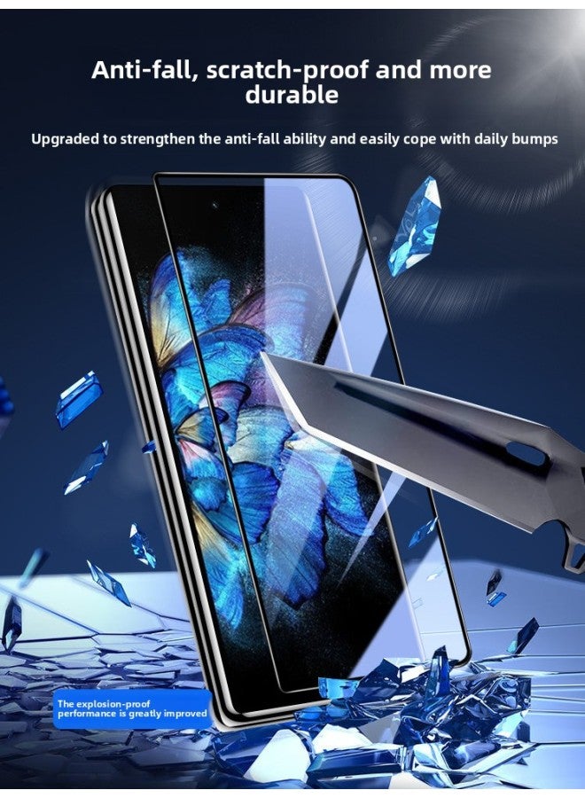 For Vivoxfold2/3 Mobile Phone Film Vivoxflod Anti-peep Film Vivo Protective Film Xfold Outer Screen Steel-Colour:Combination Set*ultra-clear 【1 Piece Of Outer Screen Tempered Film + 1 Piece Of Inner Screen Hydrogel Film + 1 Piece Of Outer Screen Hydrogel Film + 1 Piece Of Back Film + 1 Piece Of Hinge Film】 Free Lens Film-Size:vivo X Fold＋ - Image 3