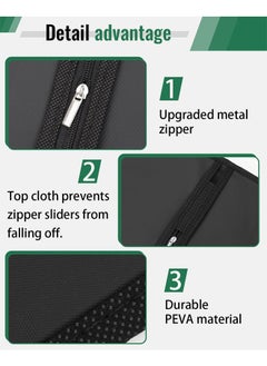 Reelyo Garment Bags 5 Packs Garment Bags for Hanging Clothes Env-friendly Breathable Suit Bag Clothes Cover for Storage Suits Shirts T-shirts and Jackets Suitable for Adults and Children  - Image 3