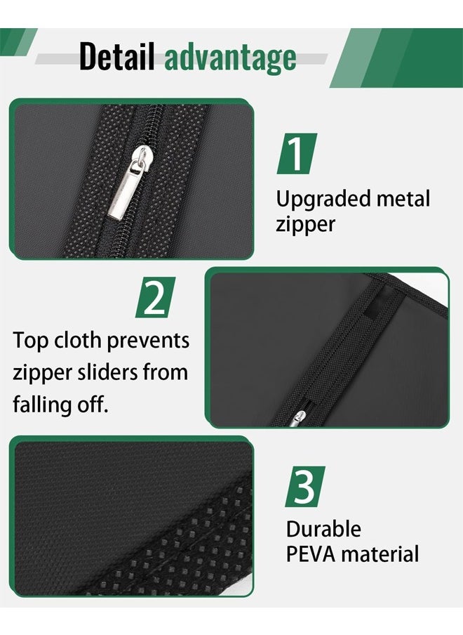 Reelyo Garment Bags 5 Packs Garment Bags for Hanging Clothes Env-friendly Breathable Suit Bag Clothes Cover for Storage Suits Shirts T-shirts and Jackets Suitable for Adults and Children  - Image 3