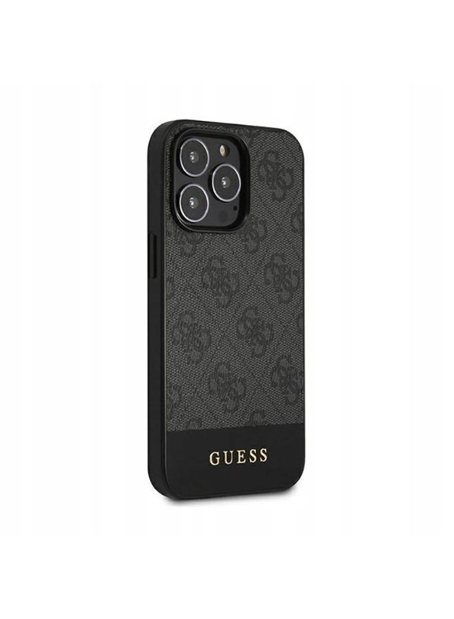 GUESS Stylish French Design Shockproof Leather Phone Case with Original GUESS Logo for iPhone 14 Pro Max - Image 3
