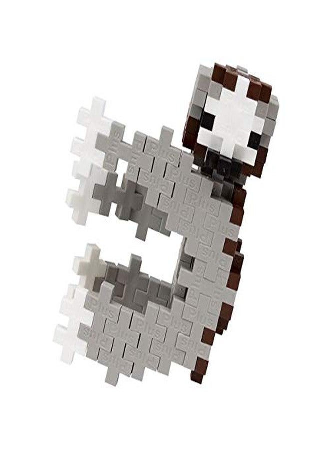 بلس بلس مجموعة مكعبات بناء أشكال حيوانات ثلاثية الأبعاد من بلس بلس، 70 قطعة ألغاز متشابكة صغيرة، ألعاب جذعية ممتعة للأطفال - أنبوب صانع الكسلان - Image 3