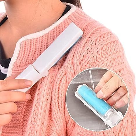 CELLEBII سيلبي Portable مزيل الوبر رولر مزيل شعر الحيوانات الأليفة مزيل الوبر من الملابس مزيل شعر الحيوانات الأليفة آلة إزالة الشعر السريعة مزيل الغبار شعر الحيوانات الأليفة من القماش مثالي للأثاث القماشي الأريكة السجاد متعدد الألوان - Image 4