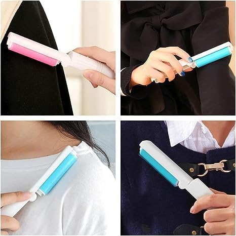 CELLEBII سيلبي Portable مزيل الوبر رولر مزيل شعر الحيوانات الأليفة مزيل الوبر من الملابس مزيل شعر الحيوانات الأليفة آلة إزالة الشعر السريعة مزيل الغبار شعر الحيوانات الأليفة من القماش مثالي للأثاث القماشي الأريكة السجاد متعدد الألوان - Image 2