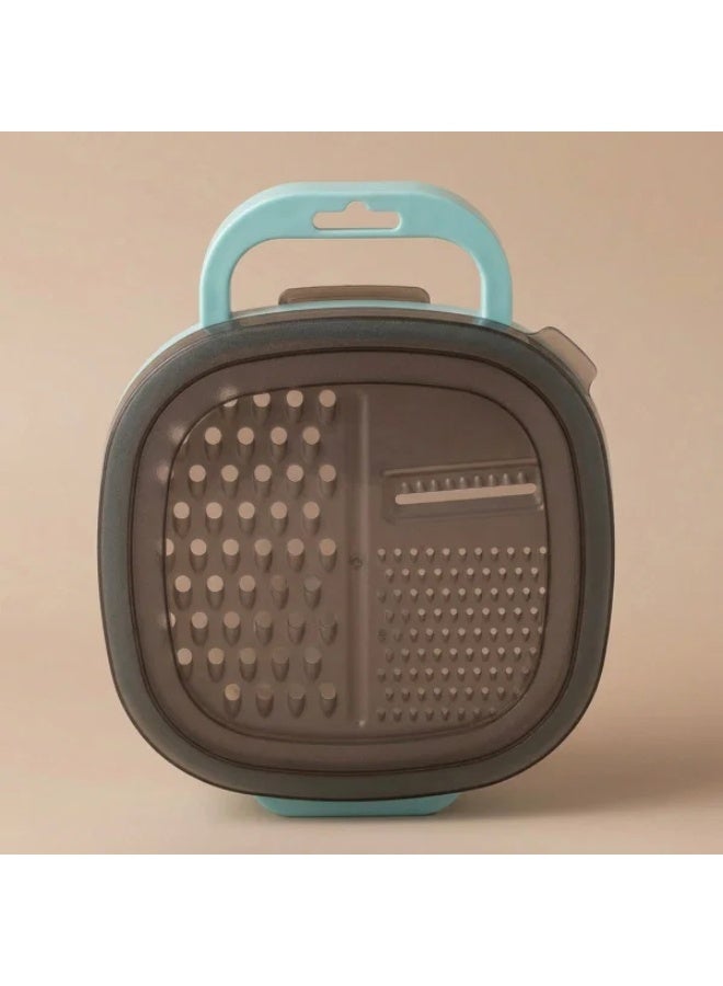 Alsaif grater, with box and cover - blue - Image 1