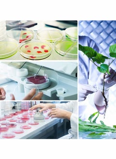 Y&D Sterile Plastic Petri Dishes with Lid, 90mm Dia x 15mm Deep, Lab Plate Dish for Analysis, School Projects, Blood Samples, Bacteria, Plant & Seed Cultivation Cell-Culture 20 Pack  - Image 4