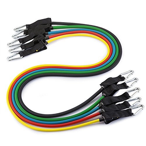 Fit Simplify Resistance Tube Bands 12 Piece Set with Instruction Booklet - Image 3