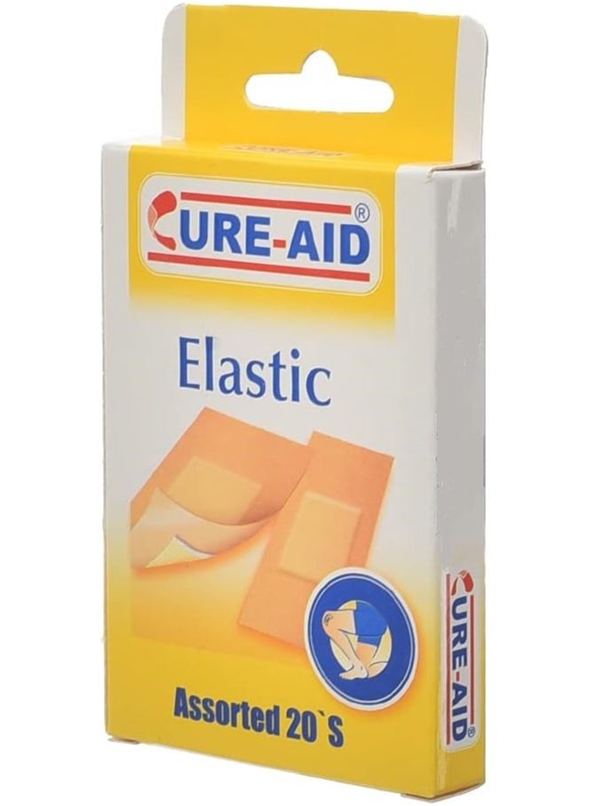 Cure aid Elastic Plasters - Assorted 20pcs  - Image 2