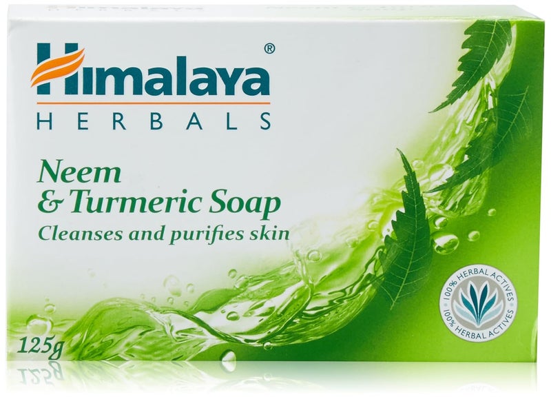 Himalaya Herbals Neem And Turmeric Soap 125g Pack Of 6 and Himalaya Herbals Cucumber and Coconut Soap 125g Pack of 6 - Image 2