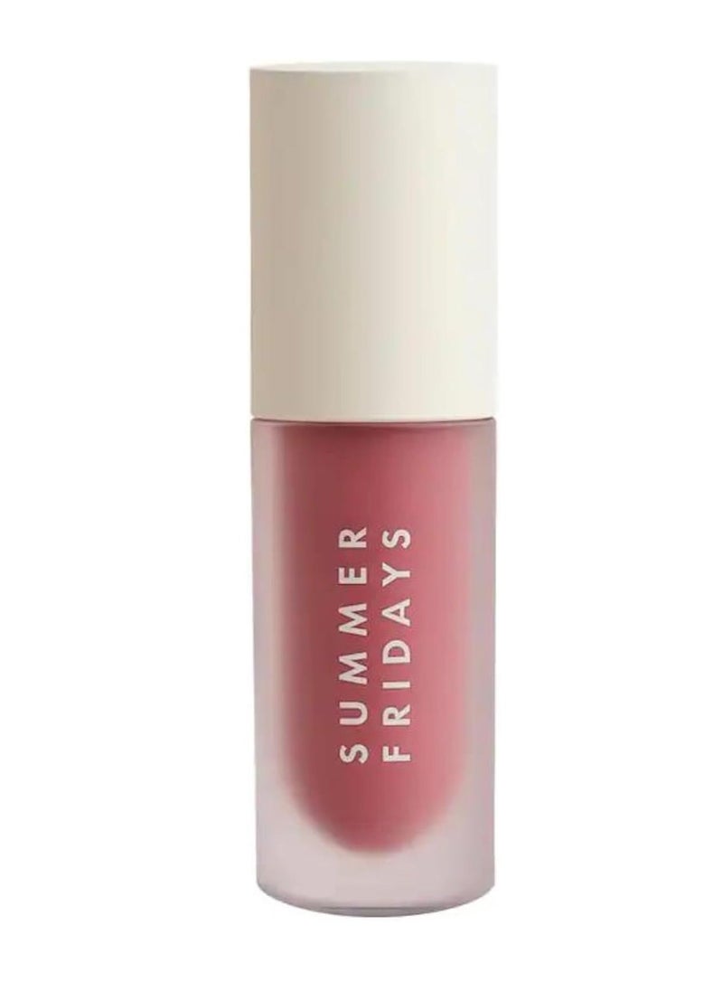SUMMER FRIDAYS Dream Lip Oil for Moisturizing Sheer Coverage, High-Shine Tint, and Deep Hydration - Soft Mauve (0.15 Oz)  - Image 1