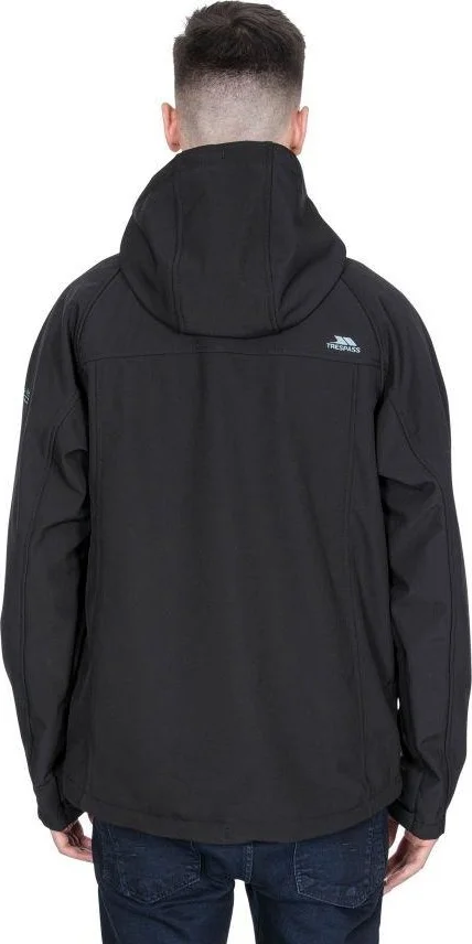 Trespass MAJKSSM20007-BLK Accelerator Iı - Male Softshell Jkt TP75 Men's Softshell Jacket