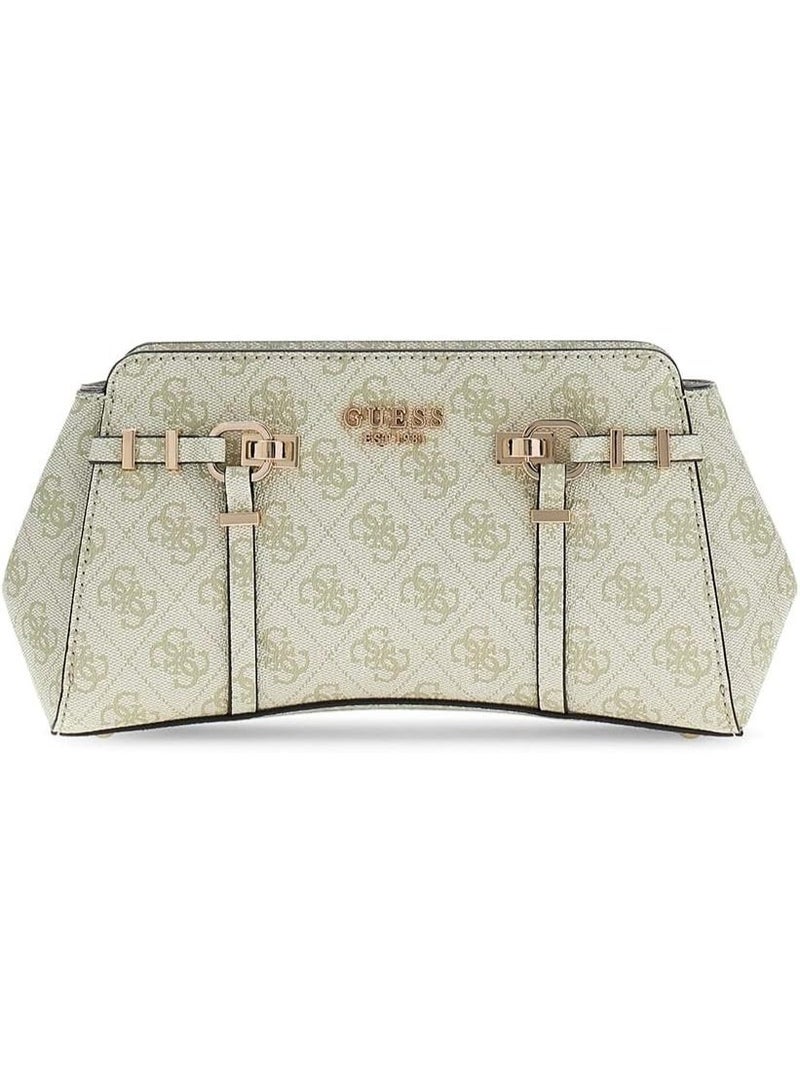 جس حقيبة يد نسائية من GUESS تحمل شعار، لون سلموني. - Image 1