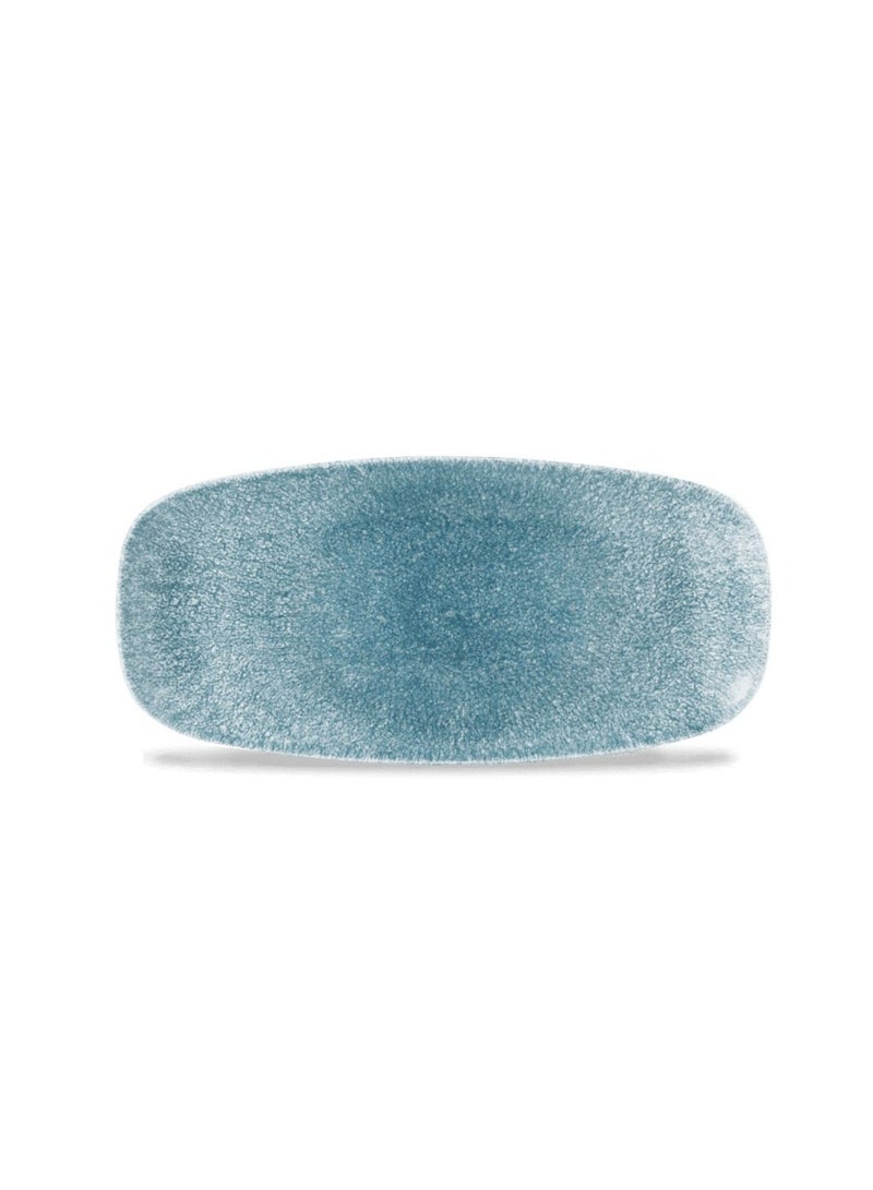 Churchill China (England) Churchill Studio Prints Raku Topaz Blue Oblong Plate – 20 x 12.1 cm - Image 1
